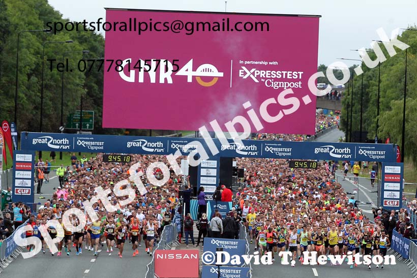 Mens Great North Run. Photo: David T. Hewitson/Sports for All Pics